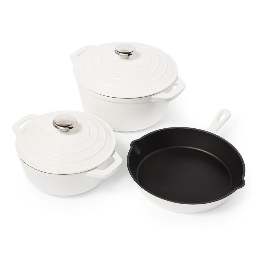 la Cuisine Contemporaine セット 並行輸入品】Sur La Table Enameled Cast Iron 5 Piece Set