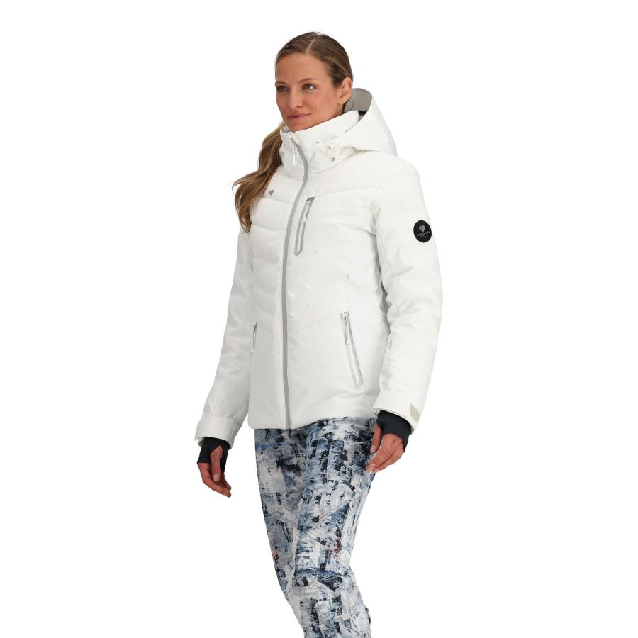 【並行輸入品】Obermeyer Cosima Down Jacket White 12の画像