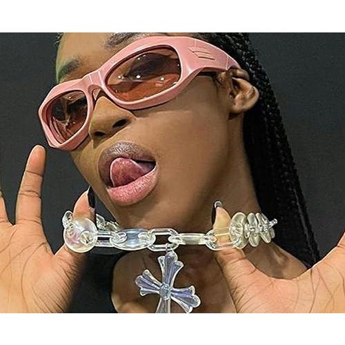 【並行輸入品】RUBA Steampunk Cycling Sunglasses Women Oversize Sport Sun Glassの画像