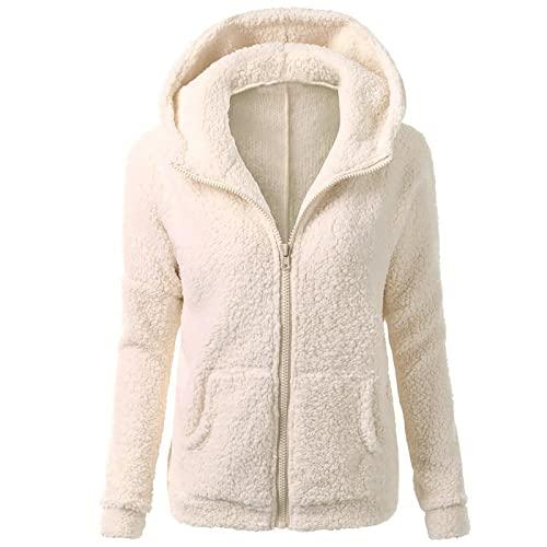 【並行輸入品】Lightning Deals Of Today Sherpa Jackets for Women Zip Up Hoodiesの画像