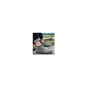 【並行輸入品】RiceelSor Men's Casual Leather High Top Loafers Hand Stitching Sの画像