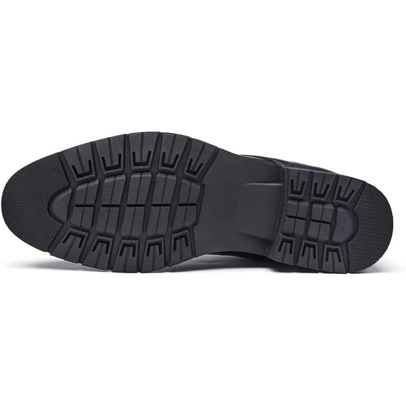 【並行輸入品】Genuine Leather Business Formal Dress Shoes for Men with Polished Toの画像
