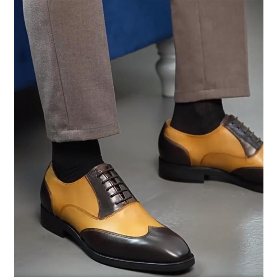 【並行輸入品】Dress Shoes for Men  Formal Shoes for Men  British Style Business Foの画像