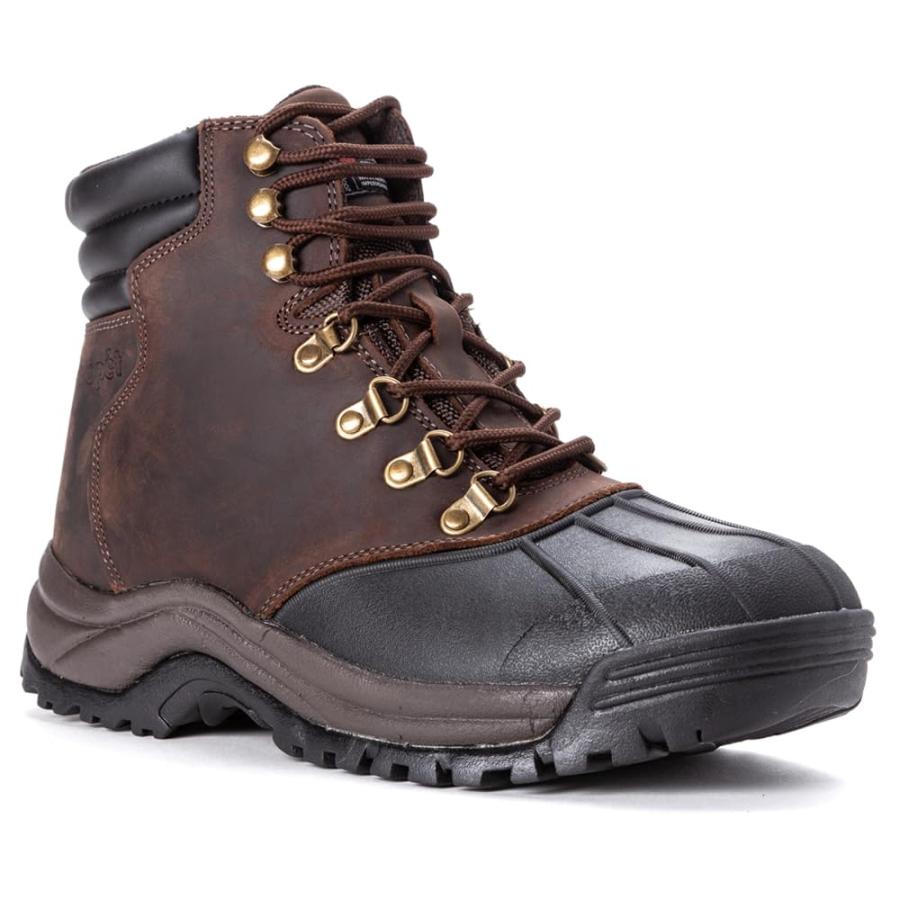 【並行輸入品】Propet メンズ Blizzard Mid Snow カジュアルブーツ アンクル   ブラウン, ブラウン, 16 Wideの画像