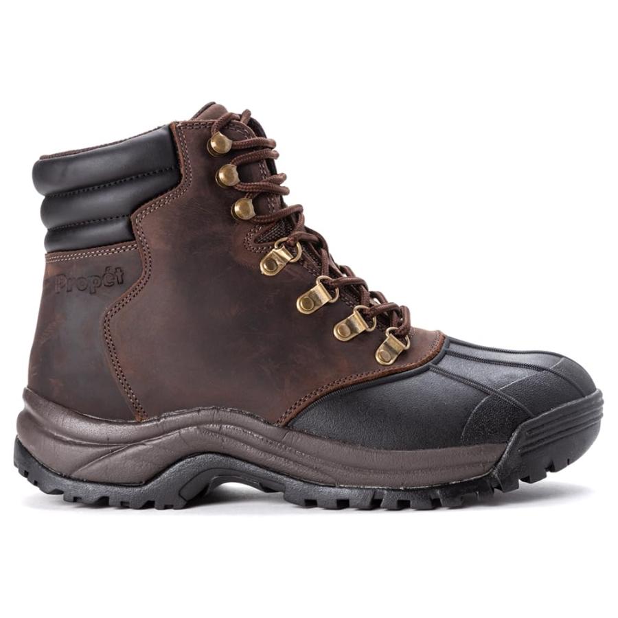 【並行輸入品】Propet メンズ Blizzard Mid Snow カジュアルブーツ アンクル   ブラウン, ブラウン, 16 Wideの画像