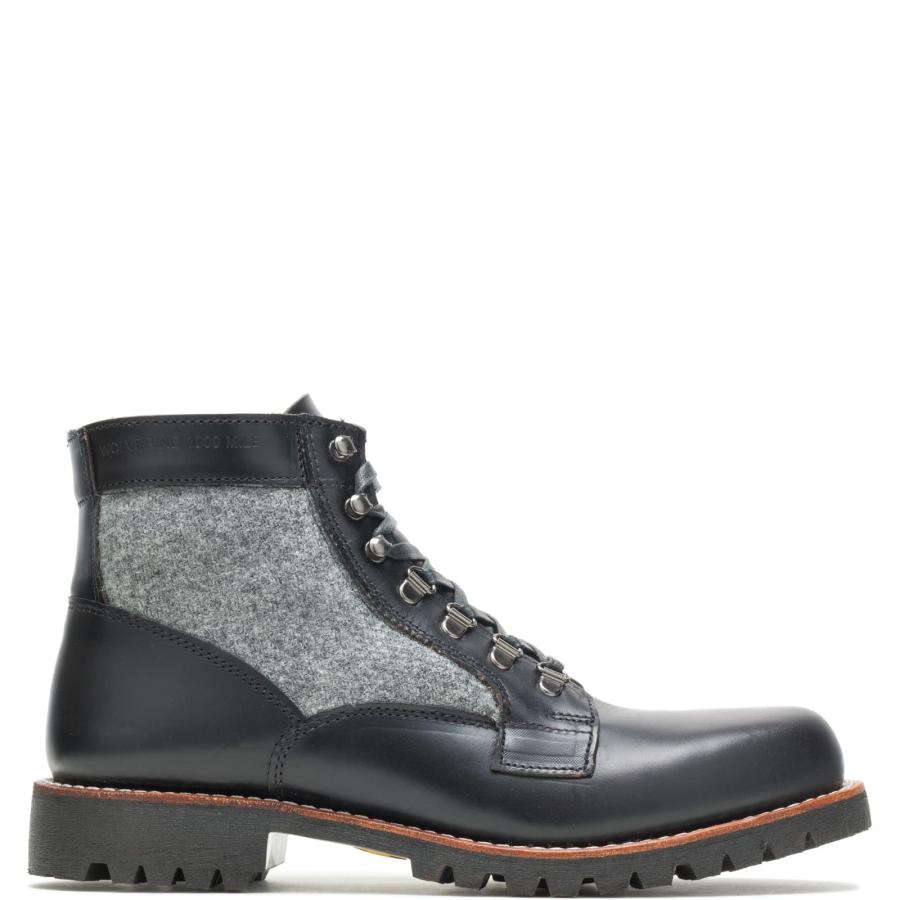 【並行輸入品】Wolverine Mens 1000 Mile Wool Black Casual Dress Boots Boots 12の画像