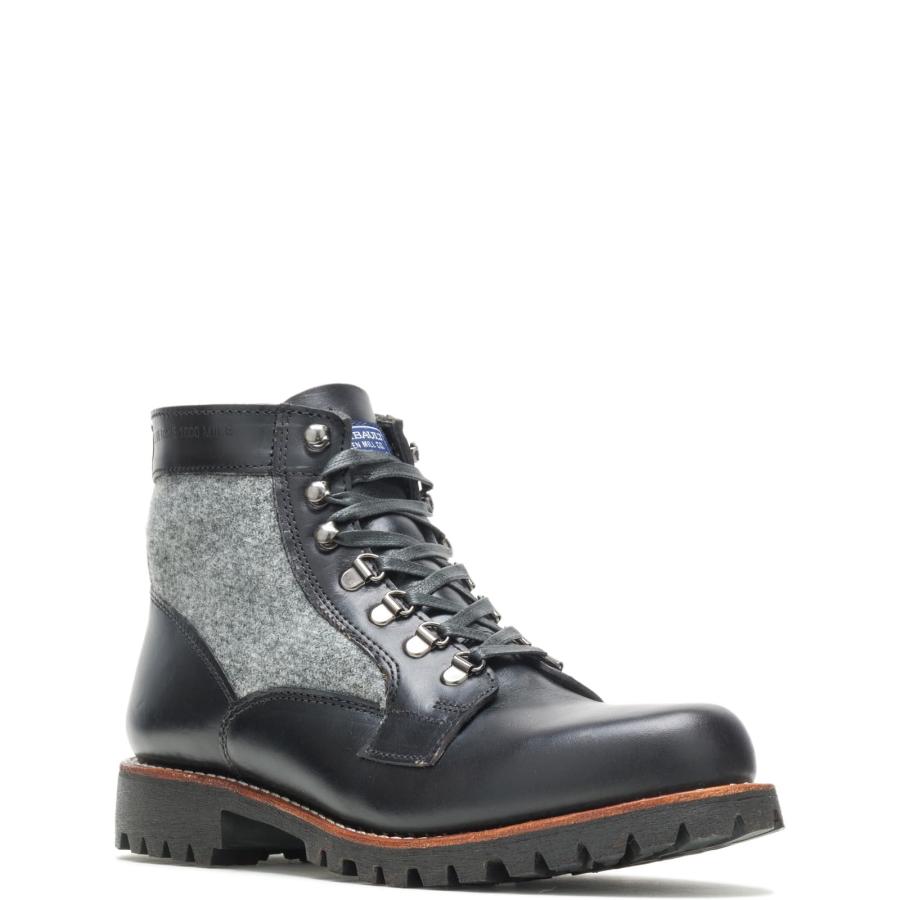 【並行輸入品】Wolverine Mens 1000 Mile Wool Black Casual Dress Boots Boots 12の画像