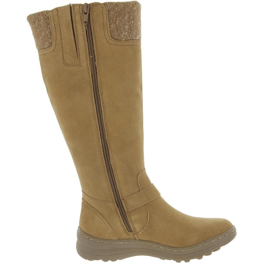 【並行輸入品】Naturalizer Womens Aubrey Suede Faux Fur Knee High Boots Tan 5.5の画像