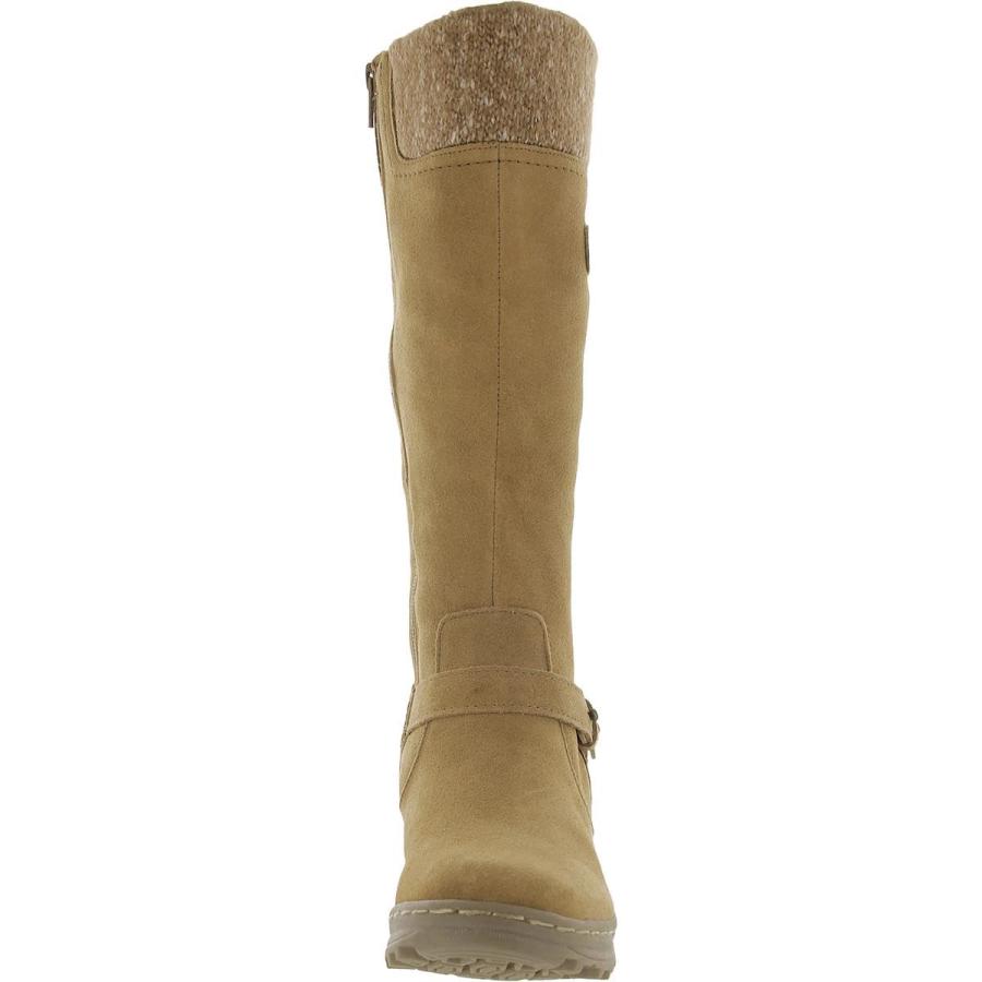 【並行輸入品】Naturalizer Womens Aubrey Suede Faux Fur Knee High Boots Tan 5.5の画像