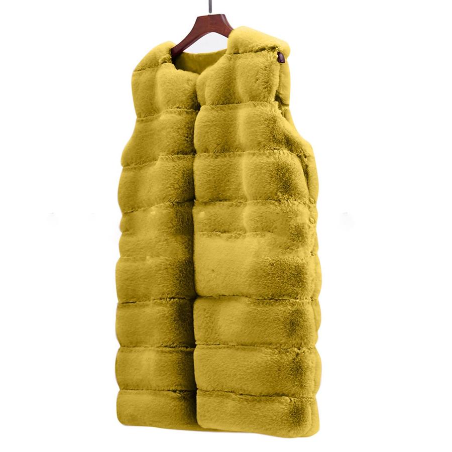 cllios Womens Faux Fur Winter Coats Sleeveless Warm Jacket Sherp 並行輸入品｜bestshop-d｜10