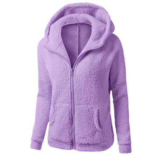 【並行輸入品】prime deals 2023 Womens Sherpa Fleece Jackets Casual Full Zip Upの画像