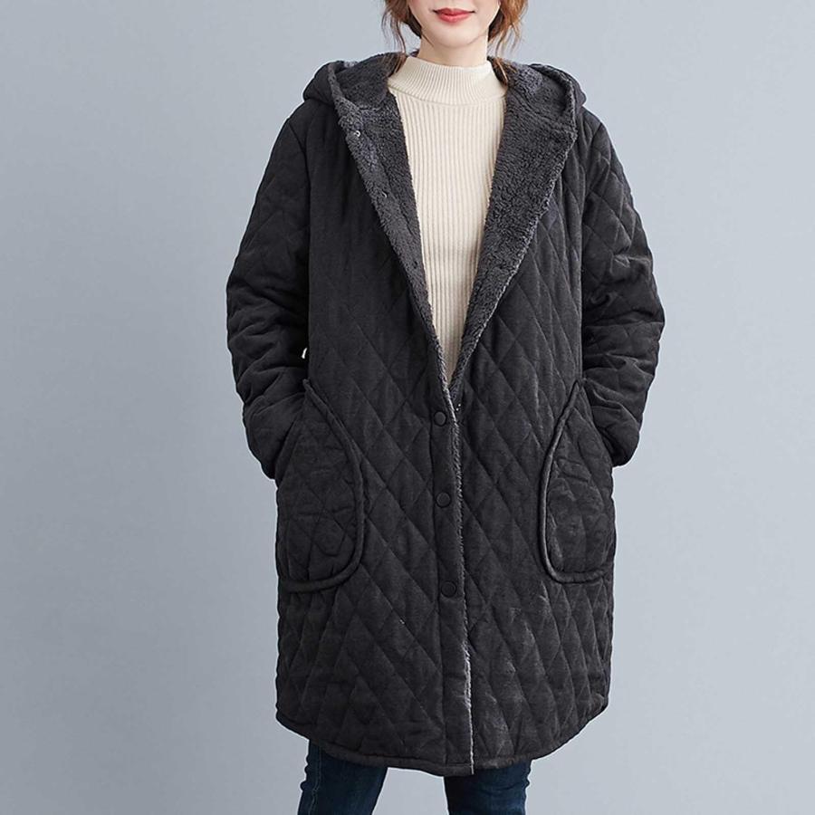 【並行輸入品】GRBOZC Oversized Hooded Coat Women Fleece Warm Lined Sherpa Jack_3