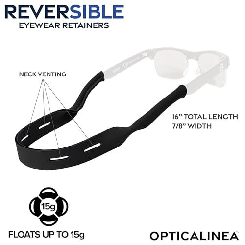 【並行輸入品】OPTICALINEA Black Neoprene Reversible Venting Durable Floating Eの画像
