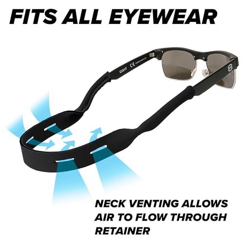 【並行輸入品】OPTICALINEA Black Neoprene Reversible Venting Durable Floating Eの画像
