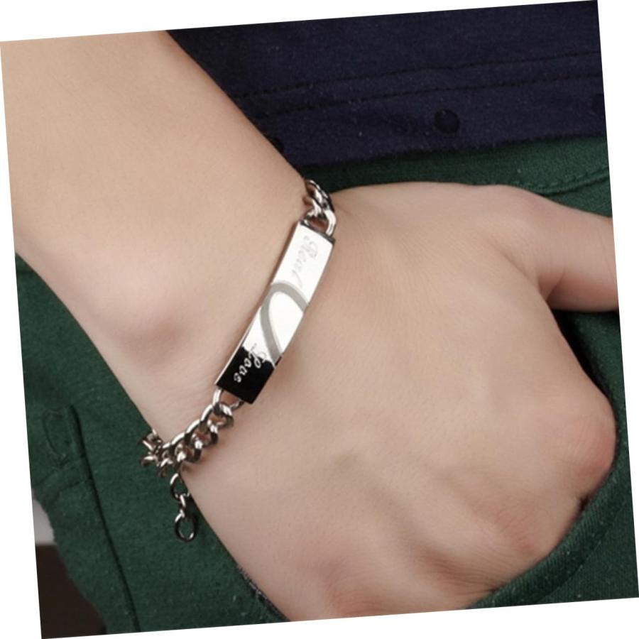 【ご予約品】 ABOOFAN 2pcs touch bracelets for couples trendy bracelets for wo 並行輸入品