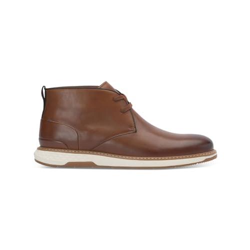 【並行輸入品】Vince Camuto Mens Brown Comfort Soleh Round Toe Lace Up Leatherの画像