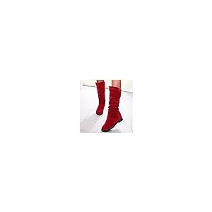 【並行輸入品】SBGMoSJ Cowboy Boots Wide Calf Wide Width Wide Calf White Gogo Bの画像