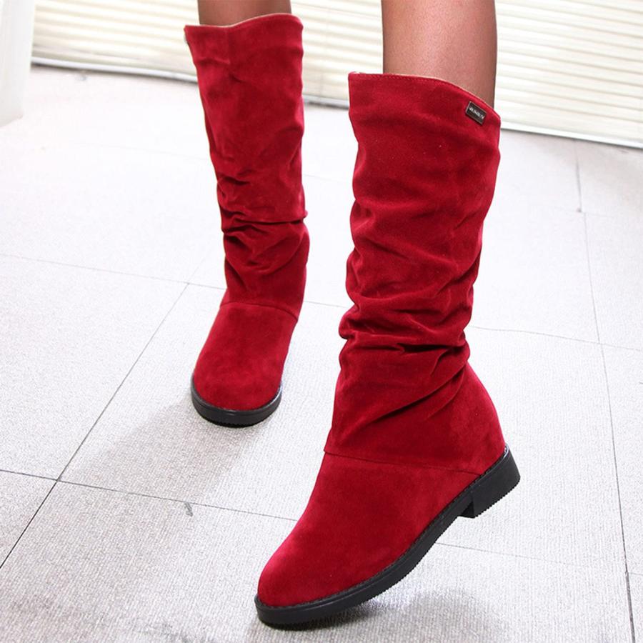 【並行輸入品】SBGMoSJ Cowboy Boots for Women Square Toed Brown Knee High Bootsの画像