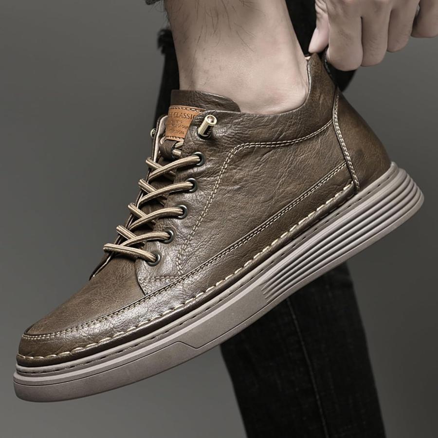 【並行輸入品】Elevator Shoes for Men Height Increase  Men's Invisible Height Increの画像