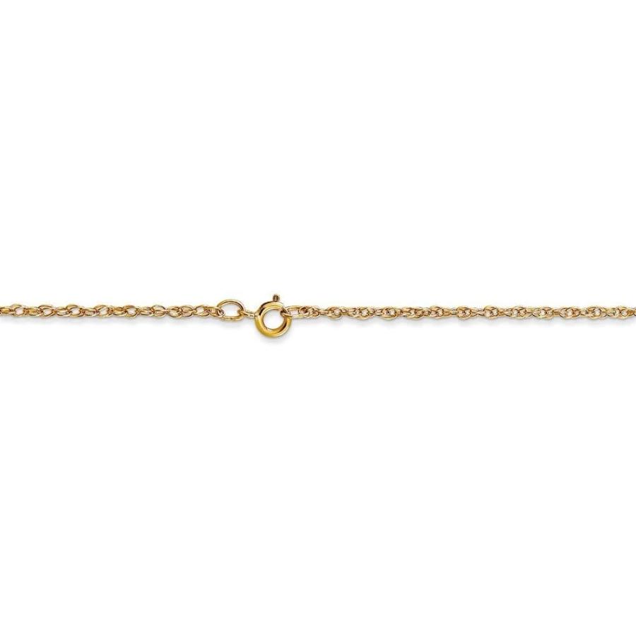 【並行輸入品】14Kゴールド 1.15mmカードケーブルロープチェーンネックレス 女性用ジュエリーギフト 長さオプション:16 18 20 22 24の画像