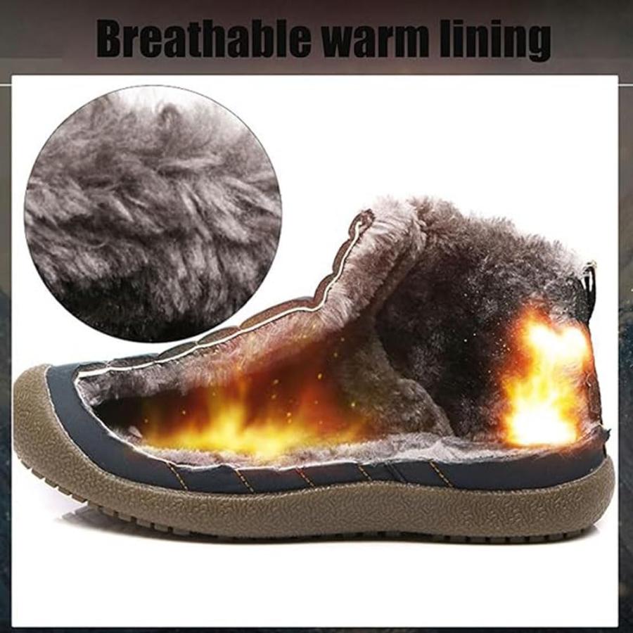 【並行輸入品】Yneyi 1 Shoes Men Waterproof, 2 Men'S Waterproof Warm Plush Lineの画像