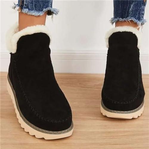 【並行輸入品】Women's Snow Boots Size 9 Womens Size 7 Winter Boots Pink Cute Fの画像