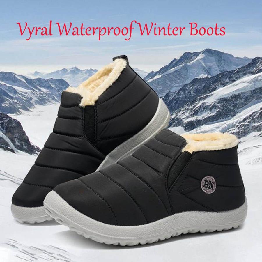 【並行輸入品】LELEBEAR Vyral Waterproof Winter Boots, Womens Winter Snow Bootsの画像