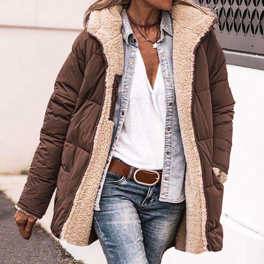 Black of Friday Sales Heated Jackets for Women Fluffy Jackets fo 並行輸入品｜bestshop-d｜07