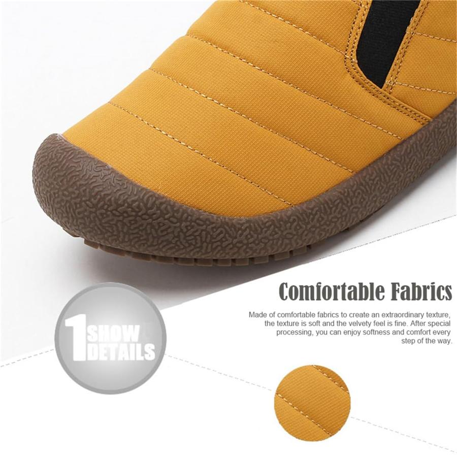 【並行輸入品】CBYXDY Men's Waterproof Warm Plush Lined Outdoor Snow Ankle Bootの画像