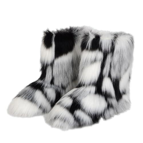【並行輸入品】Tall Winter Snow Boots for Women 2023 Womens Winter Boots Wide Fの画像