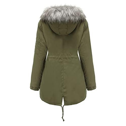 【並行輸入品】Black Jacket，Coat for Women Thickened Overcoat Plus Size Warm Tr_7