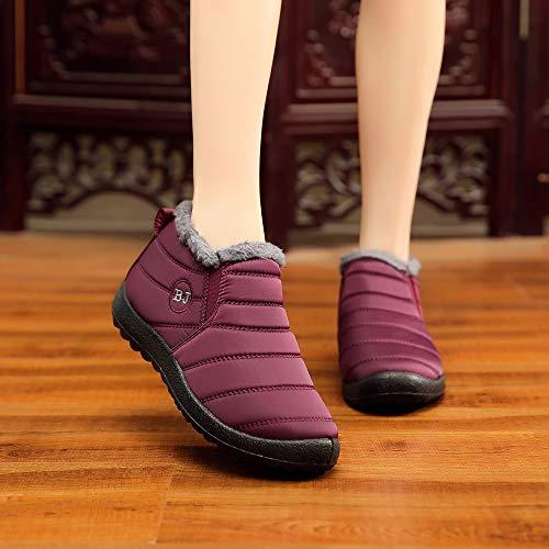 【並行輸入品】Women's Snow Boots Womens Tall Winter Boots Waterproof Winter Boの画像
