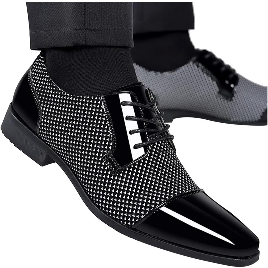 【並行輸入品】White Loafers Men Dress Shoes Classical Style Leather Shoes for Menの画像