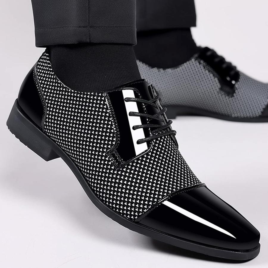 【並行輸入品】White Loafers Men Dress Shoes Classical Style Leather Shoes for Menの画像