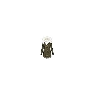 【並行輸入品】cllios Winter Coats for Women Cearance Thick Fleece Lined Jacket_2