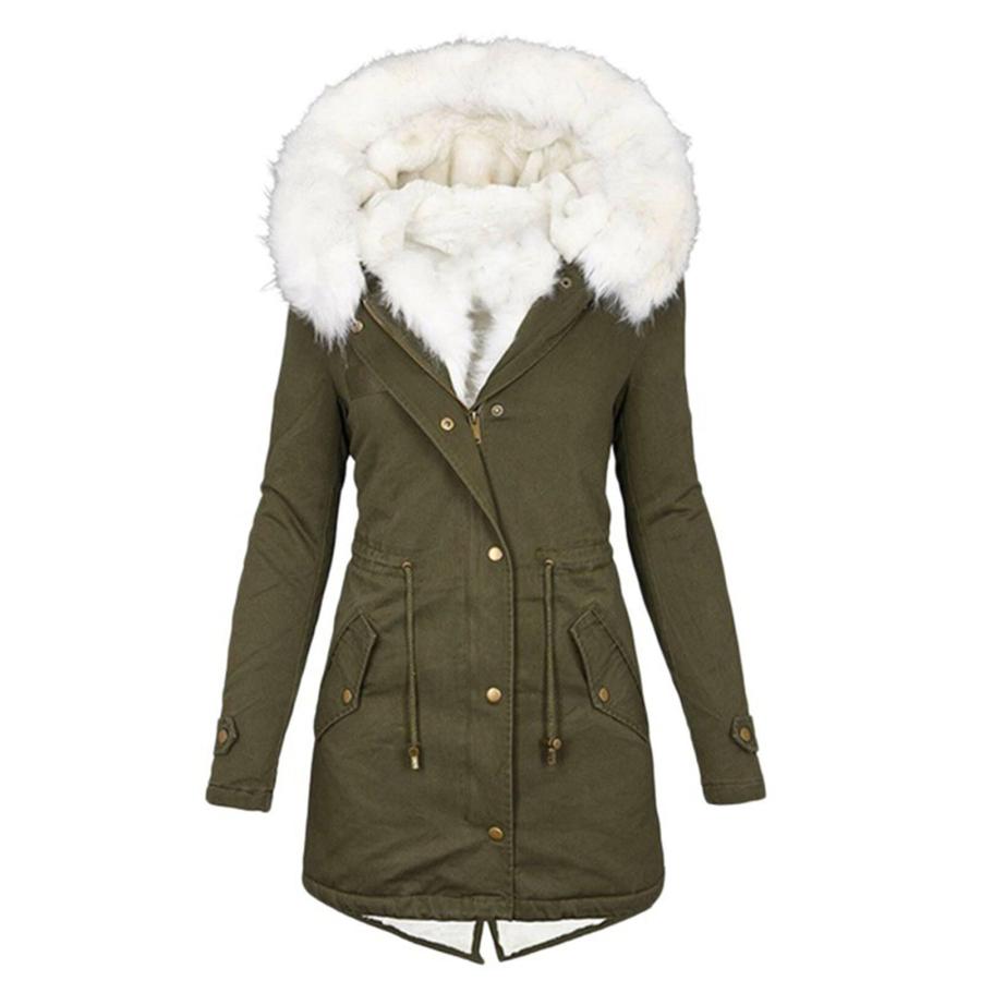 【並行輸入品】cllios Winter Coats for Women Cearance Thick Fleece Lined Jacket_3