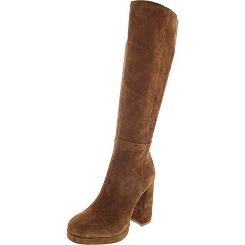 【並行輸入品】Steve Madden Womens Marcello Suede Tall Knee High Boots Brown 5の画像