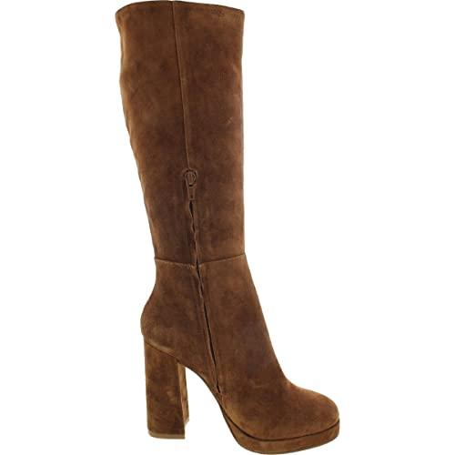 【並行輸入品】Steve Madden Womens Marcello Suede Tall Knee High Boots Brown 5の画像