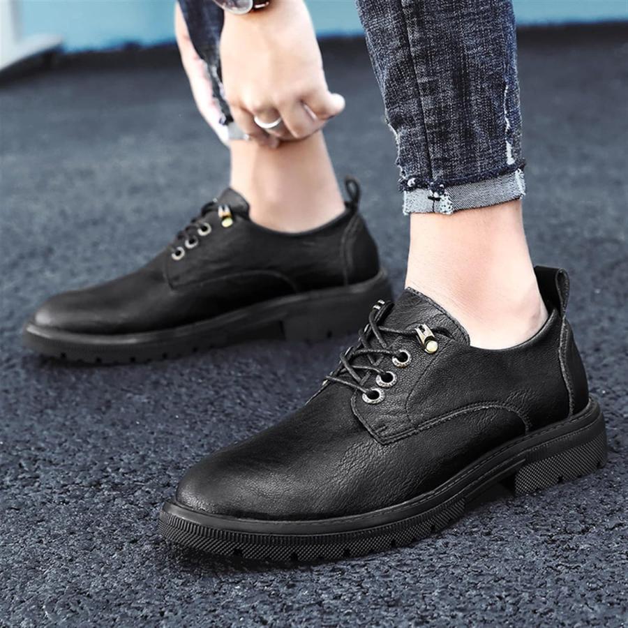 【並行輸入品】SEPTAM Leather Shoes for Men Men's Luxury Casual Leather Workwear Shの画像