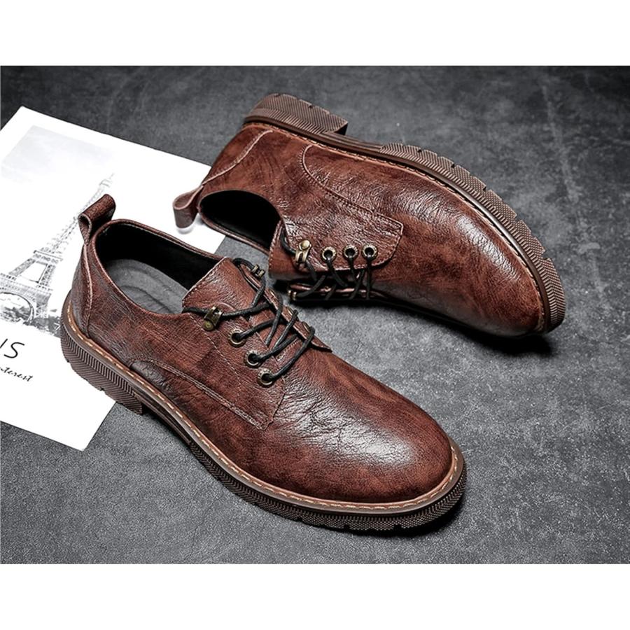 【並行輸入品】SEPTAM Leather Shoes for Men Men's Luxury Casual Leather Workwear Shの画像