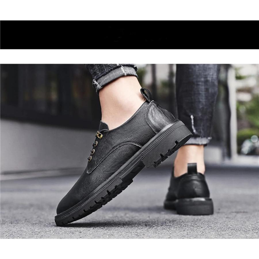 【並行輸入品】SEPTAM Leather Shoes for Men Men's Luxury Casual Leather Workwear Shの画像