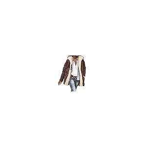【並行輸入品】JIMENEZ Puffer Jacket Women Packable Sherpa Fleece Lined Puffer_2