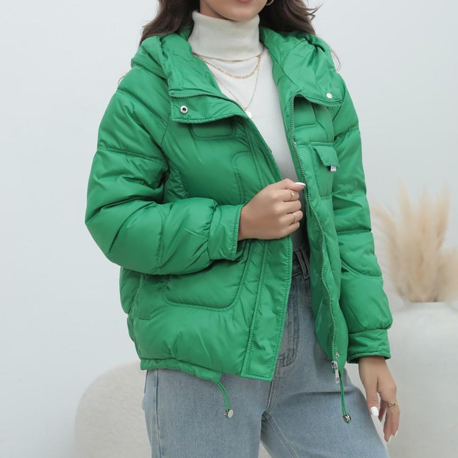 BilyBY Women's Crop Short Jacket Cropped Puffer Fashion Vintage  並行輸入品｜bestshop-d｜07