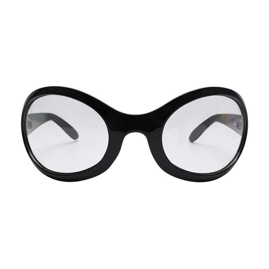 【並行輸入品】[XNASU] 不規則なヒップホップ特大サングラス女性用スポーツサングラス男性ヴィンテージゴシックシェードゴーグル、4A、ワンサイ