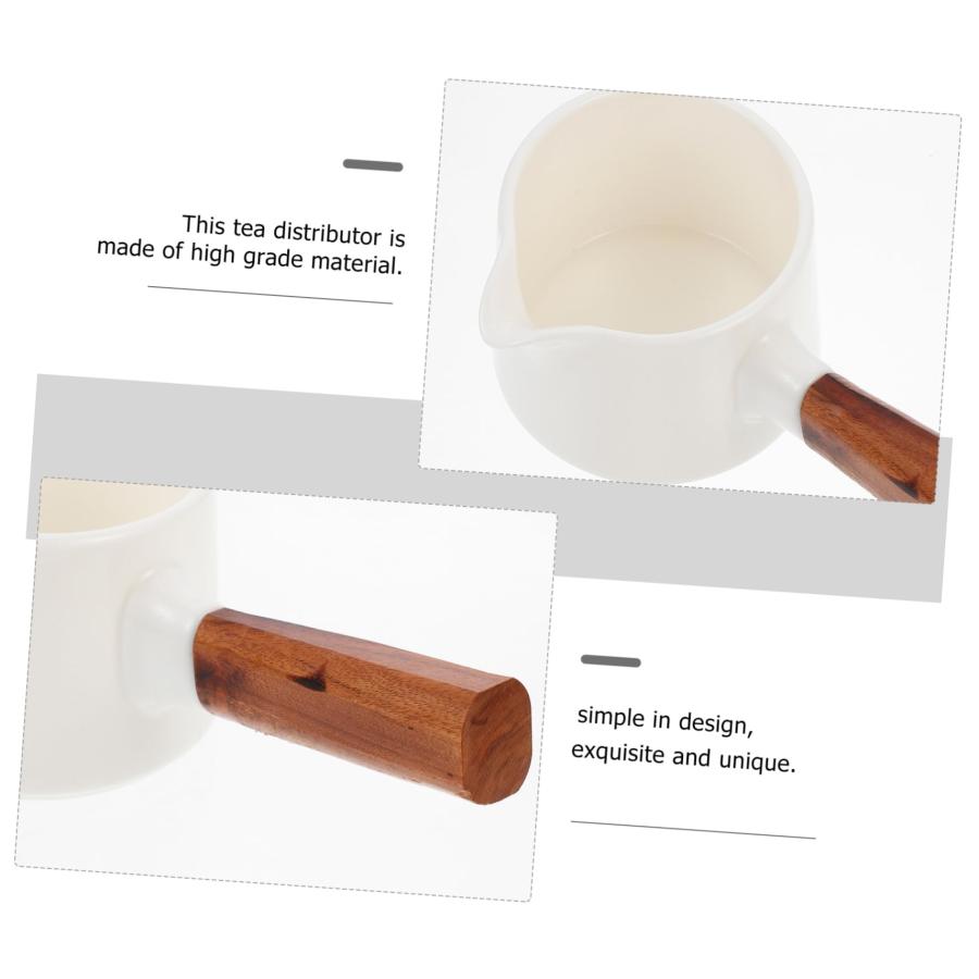 【並行輸入品】PRETYZOOM Side Handle Tea Pot Small Soup Pan Tea Maker Ceramic T_9
