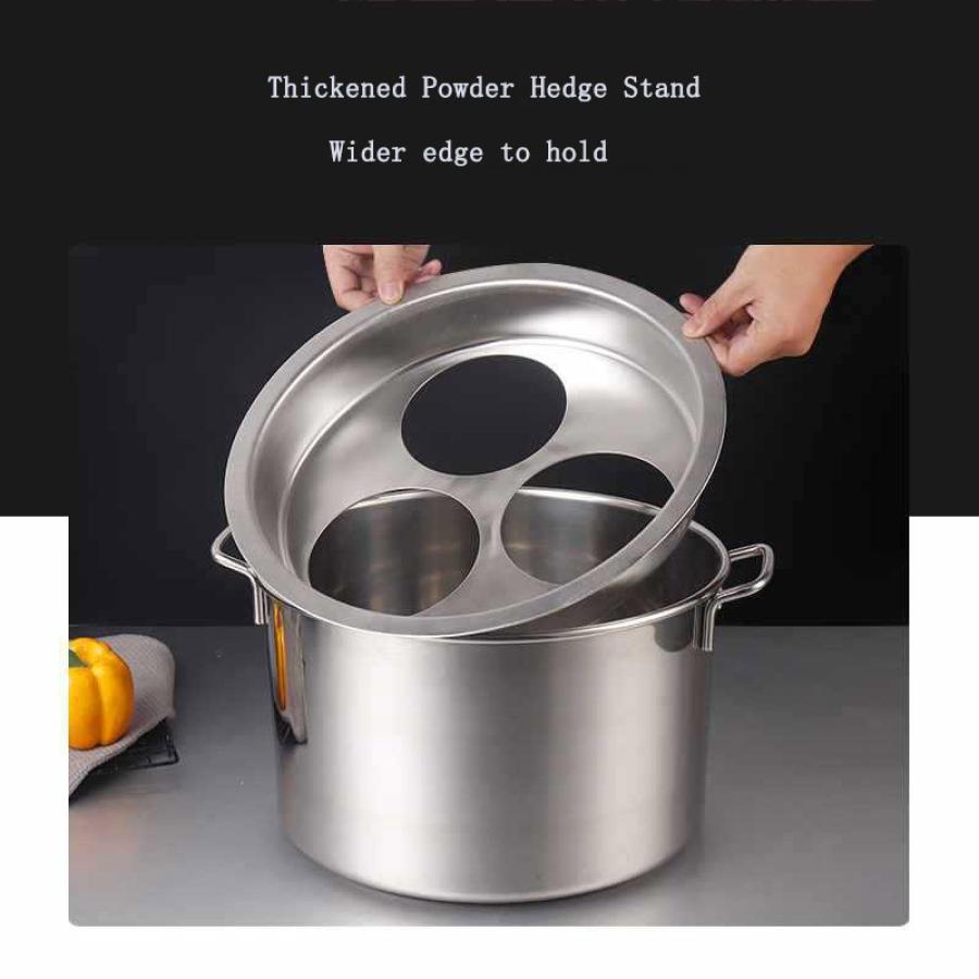【並行輸入品】3/4/5 Holes Pasta Cooker Insert Set, Stainless Steel Pasta Pot A_6