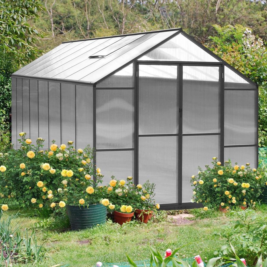 並行輸入品】Yardenaler 8x16フィート 屋外用温室キット