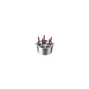【並行輸入品】3/4/5 Holes Pasta Cooker Insert Set Stainless Steel Pasta Pot Wi_2