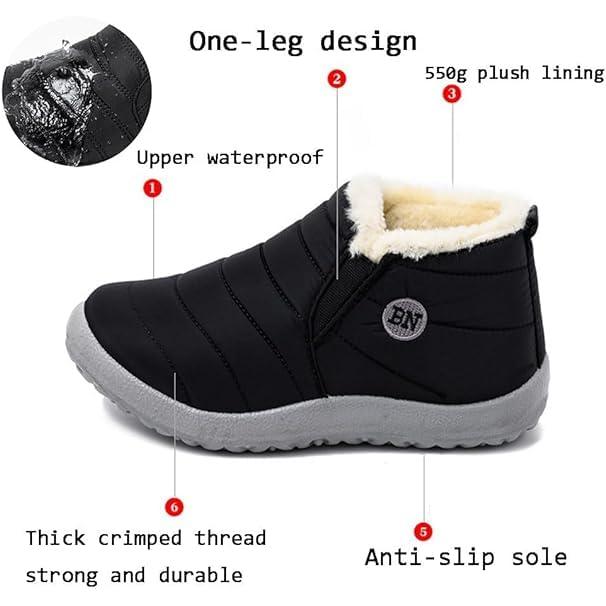 【並行輸入品】SnowyBoo Waterproof Boots, SnowyBoo Snow Boots Waterproof, Snowyの画像