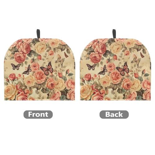 【並行輸入品】DISNIMO Floral Butterfly Coffee Warmer Tea Cosy for Teapot Tea C_4